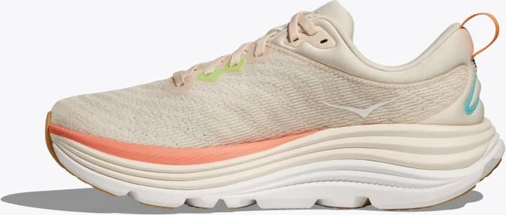 HOKA Women's Gaviota 5 Shoes in Vanilla/Eggnog - Image 8