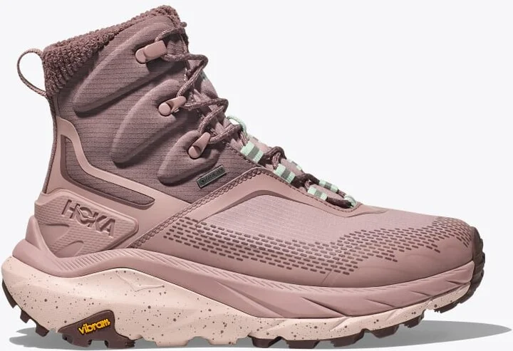 HOKA Women's Kaha 2 Frost GTX Shoes in Quartzite/Cosmic Pearl