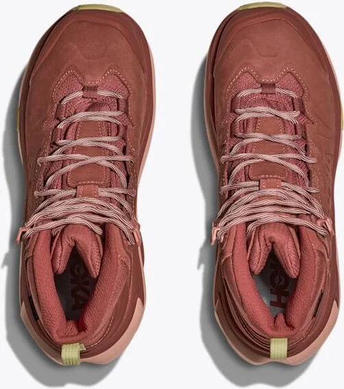 HOKA Women's Kaha 3 GTX Shoes in Rouge/Rose Latte - Image 2