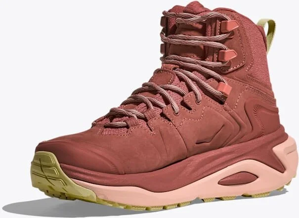 HOKA Women's Kaha 3 GTX Shoes in Rouge/Rose Latte - Image 3