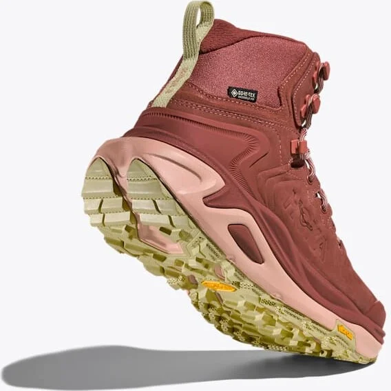 HOKA Women's Kaha 3 GTX Shoes in Rouge/Rose Latte - Image 4
