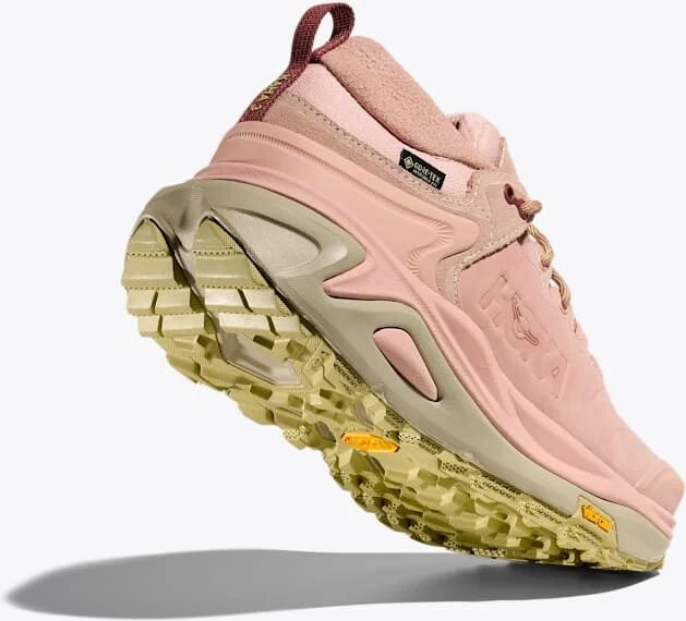 HOKA Women's Kaha 3 Low GTX Shoes in Rose Latte/Cardamom - Image 4