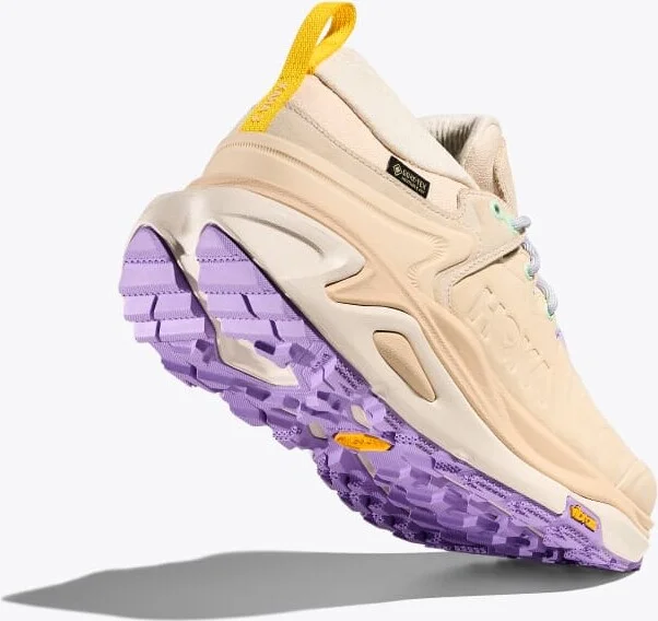 HOKA Women's Kaha 3 Low GTX Shoes in Vanilla/Mint Fluorite - Image 4