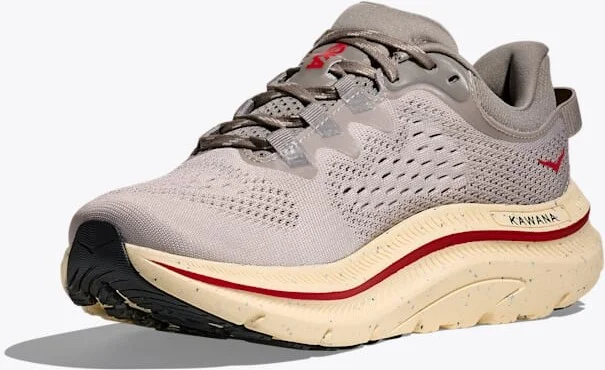 HOKA Women's Kawana 2 Shoes in Cement/Cerise - Image 3