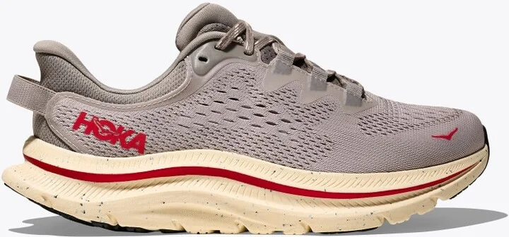 HOKA Women's Kawana 2 Shoes in Cement/Cerise