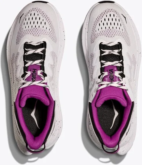 HOKA Women's Kawana 2 Shoes in White/Wildflower - Image 2
