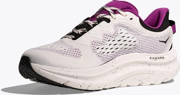 HOKA Women's Kawana 2 Shoes in White/Wildflower - Image 3