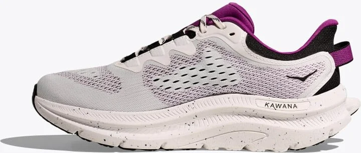 HOKA Women's Kawana 2 Shoes in White/Wildflower - Image 8