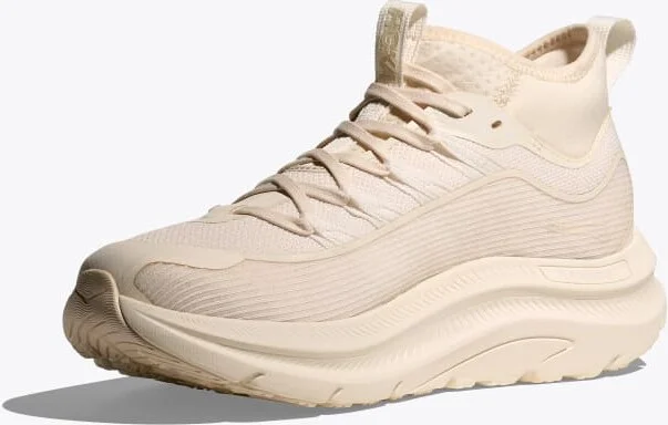 HOKA Women's Kawana Mid Shoes in Alabaster/Alabaster - Image 3