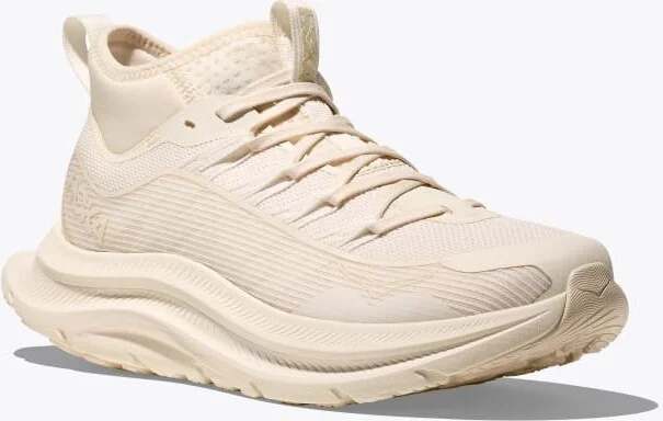 HOKA Women's Kawana Mid Shoes in Alabaster/Alabaster - Image 6