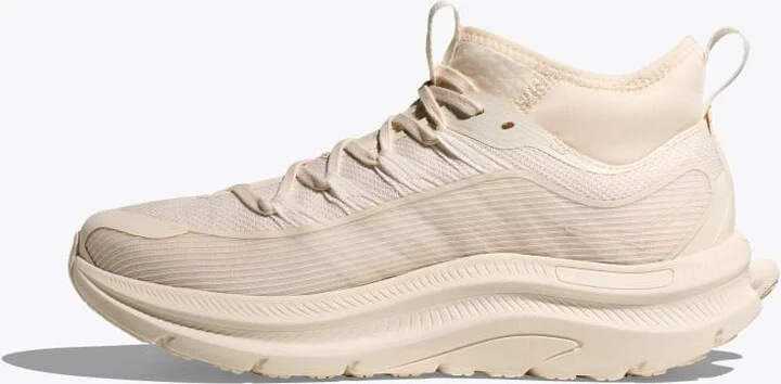 HOKA Women's Kawana Mid Shoes in Alabaster/Alabaster - Image 8