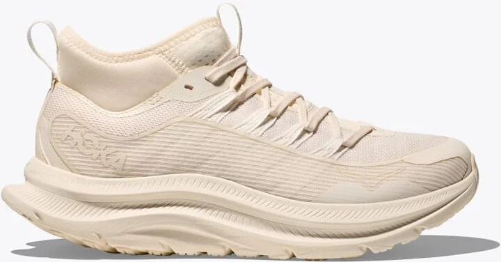 HOKA Women's Kawana Mid Shoes in Alabaster/Alabaster