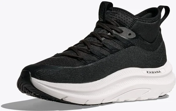 HOKA Women's Kawana Mid Shoes in Black/White - Image 3