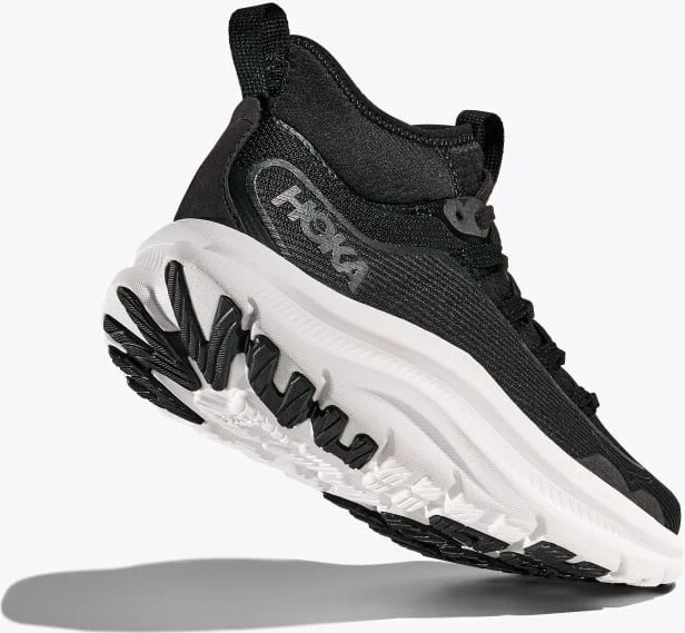 HOKA Women's Kawana Mid Shoes in Black/White - Image 4