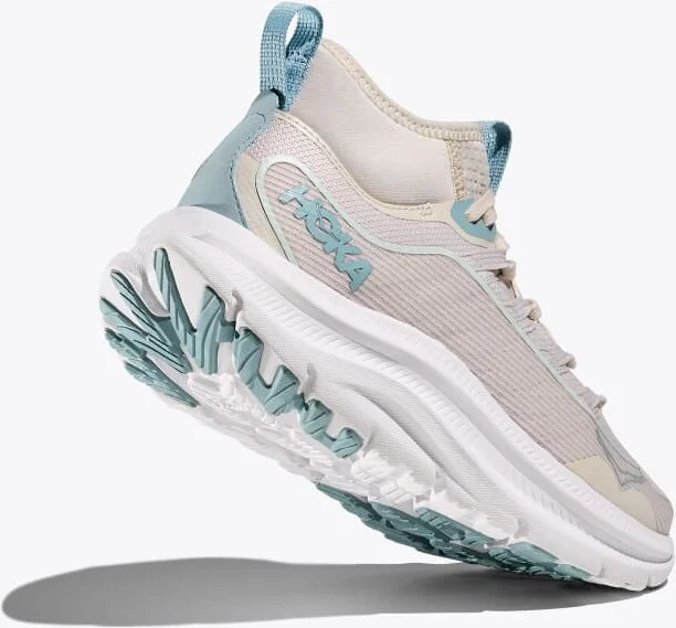 HOKA Women's Kawana Mid Shoes in Stucco/White - Image 4