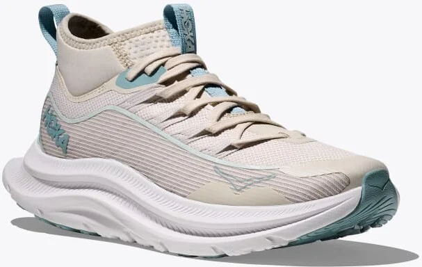 HOKA Women's Kawana Mid Shoes in Stucco/White - Image 6
