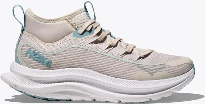 HOKA Women's Kawana Mid Shoes in Stucco/White