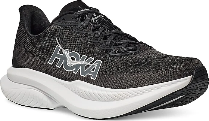 Hoka Women's Mach 6 Low Top Sneakers in Black