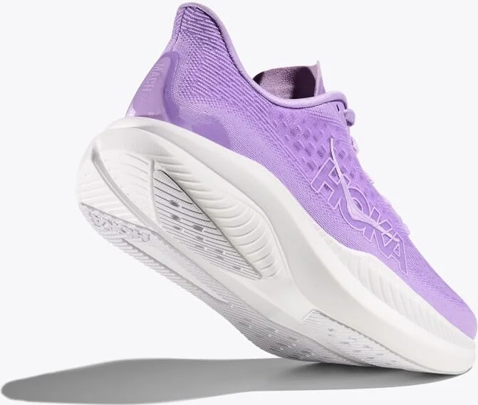 HOKA Women's Mach 6 Shoes in Aster Flower/White - Image 4