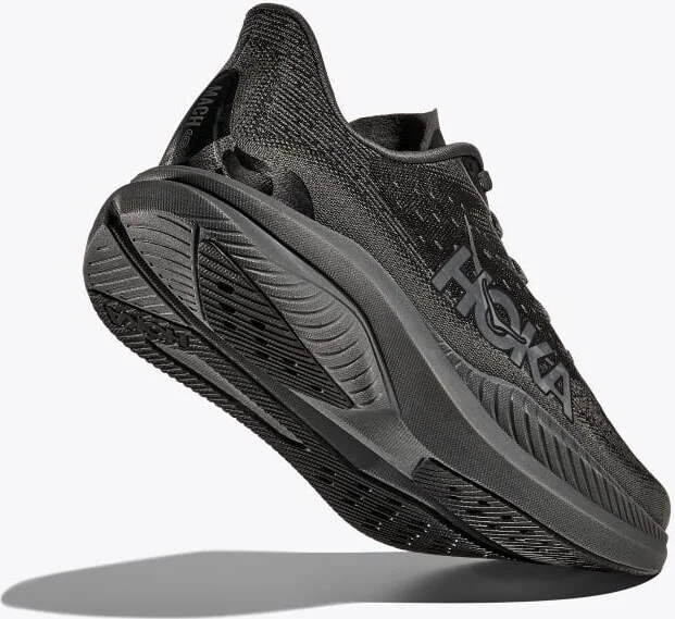 HOKA Women's Mach 6 Shoes in Black/Black - Image 4