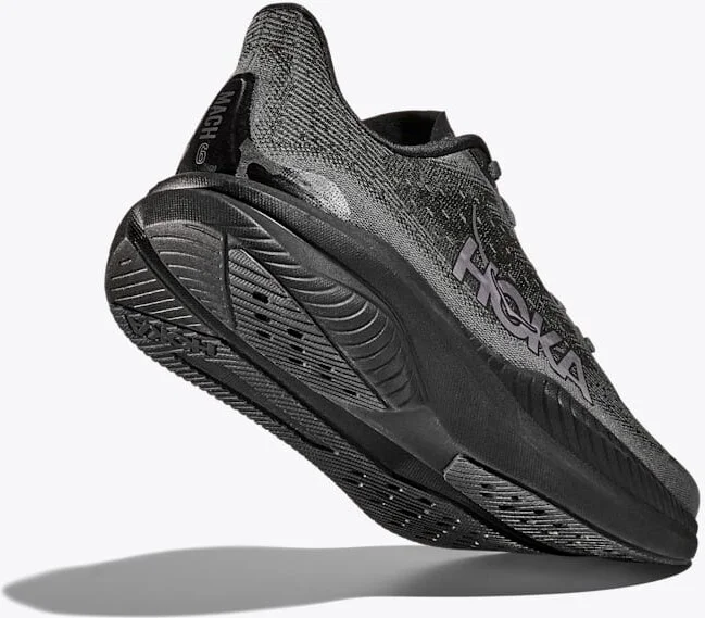 HOKA Women's Mach 6 Shoes in Black/Outer Orbit - Image 4