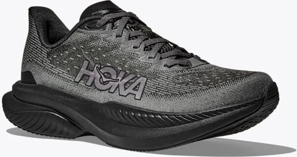 HOKA Women's Mach 6 Shoes in Black/Outer Orbit - Image 6
