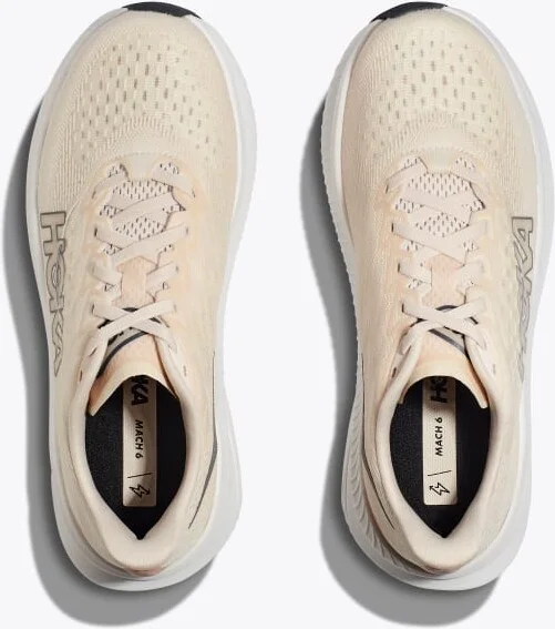HOKA Women's Mach 6 Shoes in Eggnog/Vanilla - Image 2