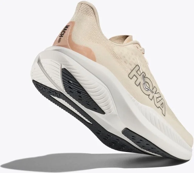 HOKA Women's Mach 6 Shoes in Eggnog/Vanilla - Image 4