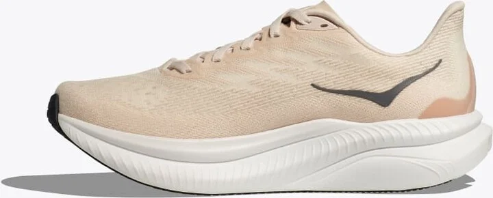 HOKA Women's Mach 6 Shoes in Eggnog/Vanilla - Image 8