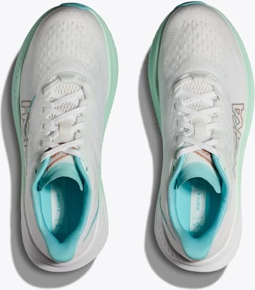 HOKA Women's Mach 6 Shoes in Frost/Rose Gold - Image 2