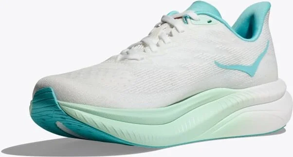 HOKA Women's Mach 6 Shoes in Frost/Rose Gold - Image 3