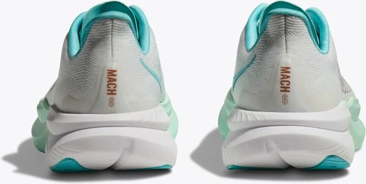 HOKA Women's Mach 6 Shoes in Frost/Rose Gold - Image 5