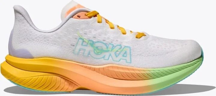 HOKA Women's Mach 6 Shoes in Frost/Starlight Glow