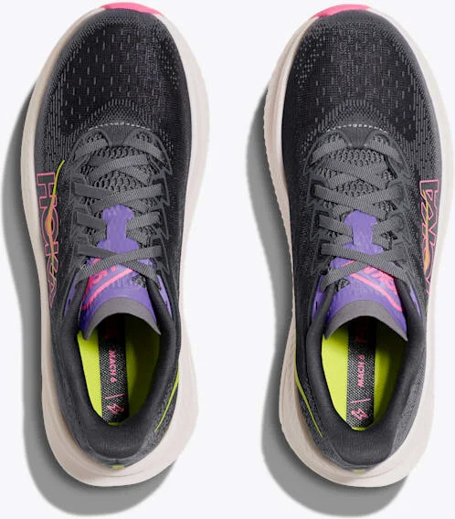 HOKA Women's Mach 6 Shoes in Grey Skies/Charcoal Grey - Image 2