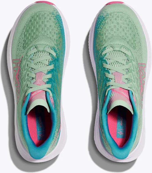 HOKA Women's Mach 6 Shoes in Jadeite/Alpine Blue - Image 2