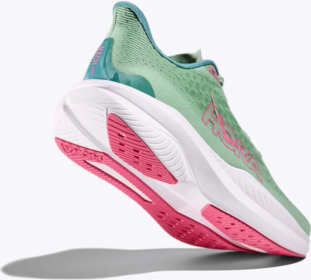 HOKA Women's Mach 6 Shoes in Jadeite/Alpine Blue - Image 4