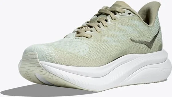 HOKA Women's Mach 6 Shoes in Oyster Mushroom/Truffle Salt - Image 3