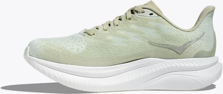 HOKA Women's Mach 6 Shoes in Oyster Mushroom/Truffle Salt - Image 8