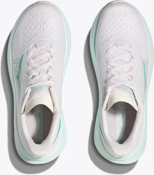 HOKA Women's Mach 6 Shoes in White/Droplet - Image 2