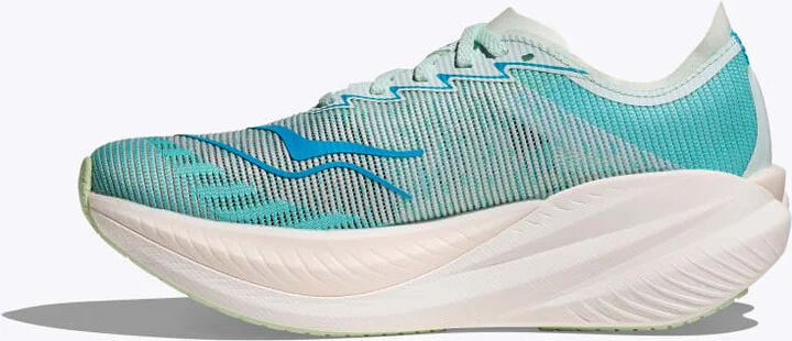 HOKA Women's Mach X 2 Shoes in Snow Melt/Blue Spark - Image 8