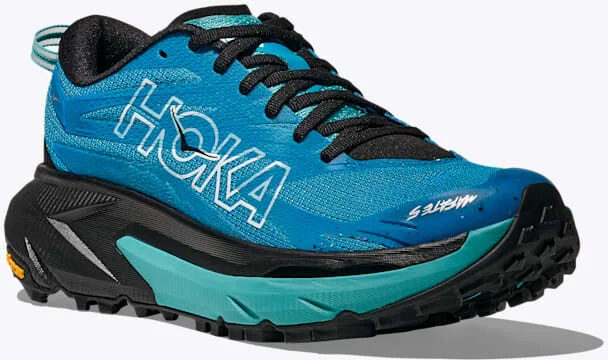 HOKA Women's Mafate 5 Shoes in Skyward Blue/Black - Image 6