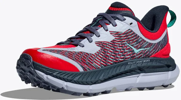 HOKA Women's Mafate Speed 4 Shoes in Cerise/Stormy Skies - Image 3