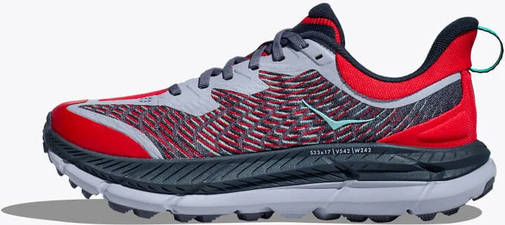 HOKA Women's Mafate Speed 4 Shoes in Cerise/Stormy Skies - Image 8