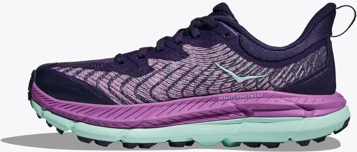 HOKA Women's Mafate Speed 4 Shoes in Night Sky/Orchid Flower - Image 8