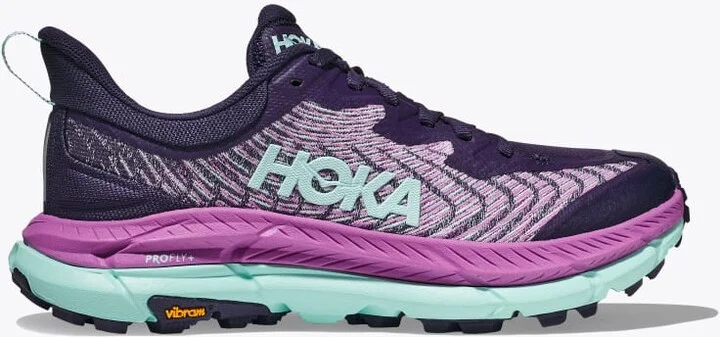 HOKA Women's Mafate Speed 4 Shoes in Night Sky/Orchid Flower