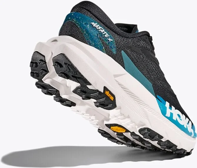 HOKA Women's Mafate X Shoes in Black/Skyward Blue - Image 4