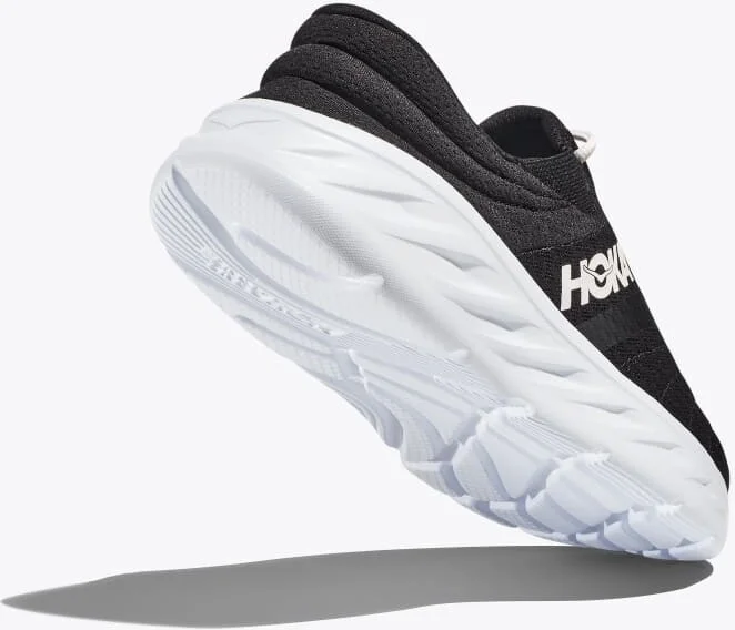 HOKA Women's Ora Recovery Shoe 2 in Black/White - Image 4