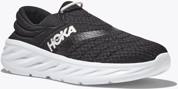 HOKA Women's Ora Recovery Shoe 2 in Black/White - Image 6