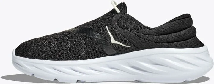 HOKA Women's Ora Recovery Shoe 2 in Black/White - Image 8