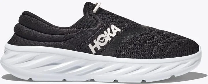 HOKA Women's Ora Recovery Shoe 2 in Black/White